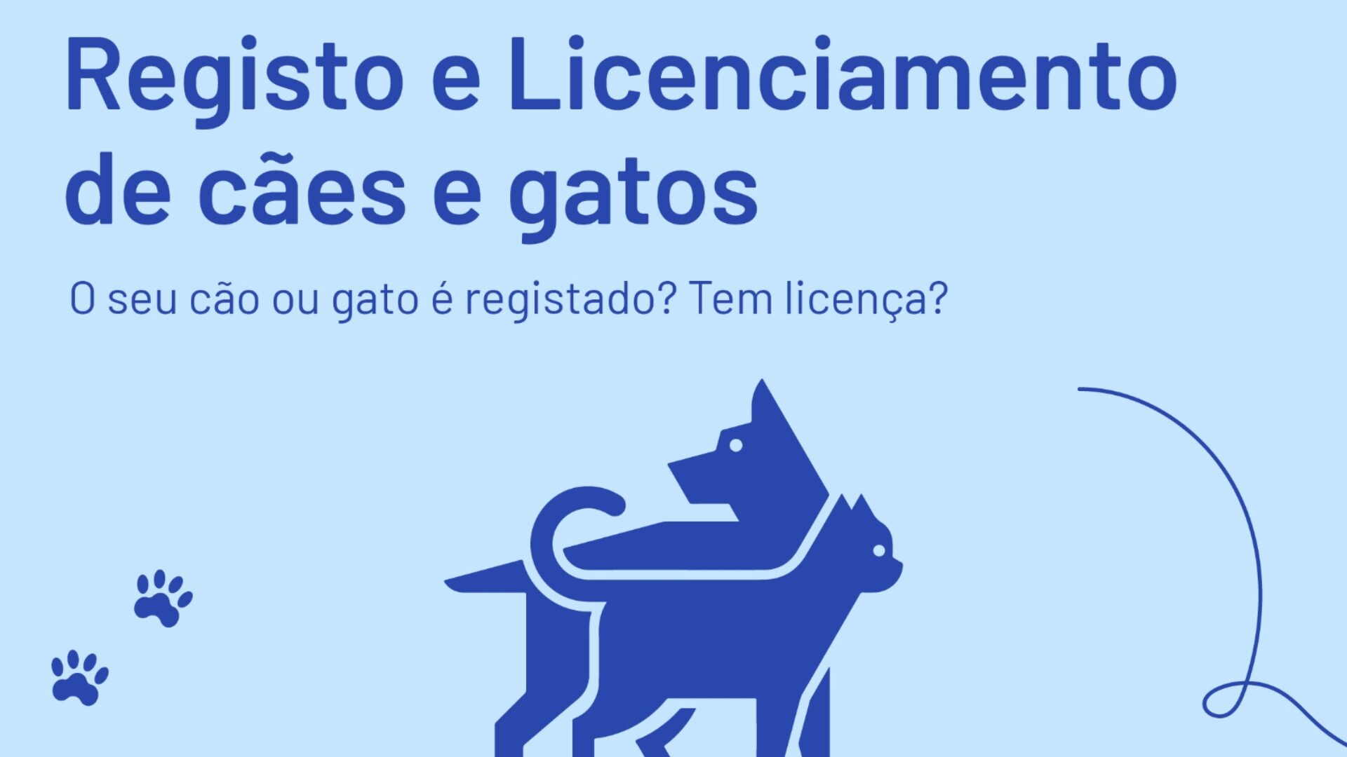 Registo e licenciamento de cães e gatos